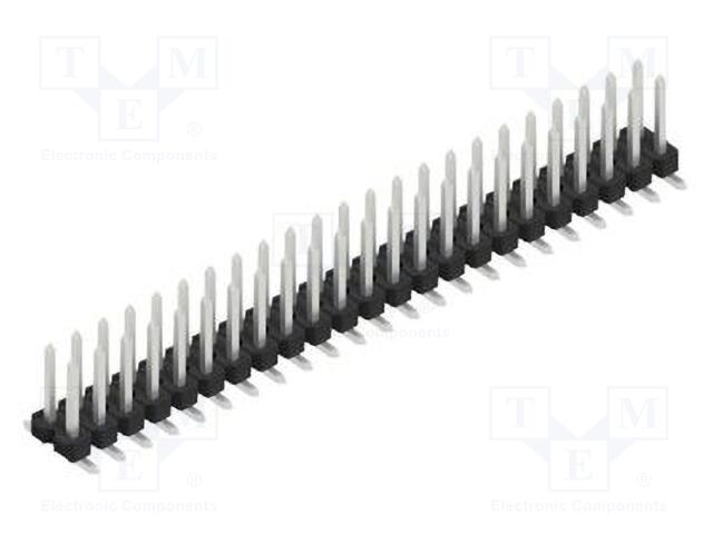 Connector: pin strips; pin header; male; PIN: 46; 2.54mm; SMT; 2x23