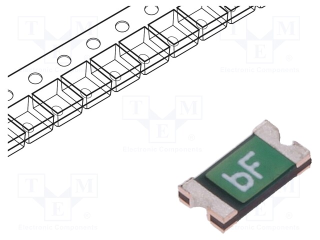 Fuse: PTC polymer; 200mA; Imax: 10A; Case: 1206; 0ZCJ