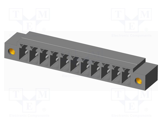 Connector: pluggable terminal block; socket; male; on PCBs