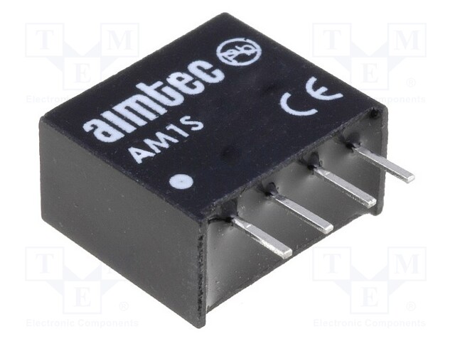 Converter: DC/DC; 1W; Uin: 4.5÷5.5V; 24VDC; Iout: 42mA; SIP4; 1.8g