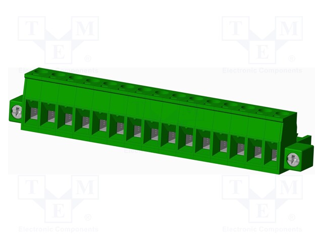 Connector: pluggable terminal block; plug; female; straight; 12A