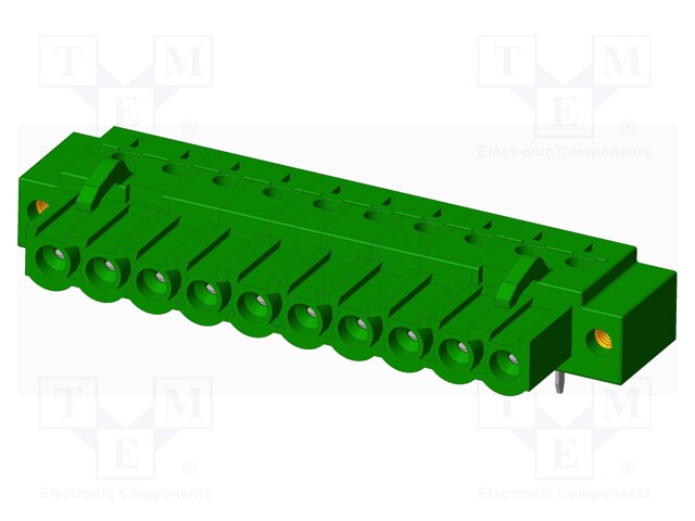 Connector: pluggable terminal block; socket; female; angled 90°