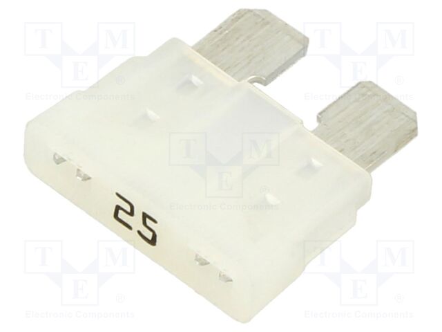 Fuse: fuse; 25A; 32VDC; automotive; 19.5mm