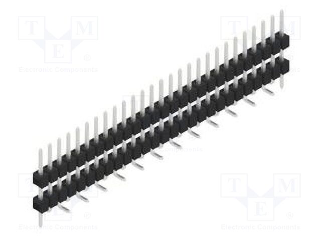 Connector: pin strips; pin header; male; PIN: 27; 2.54mm; SMT; 1x27