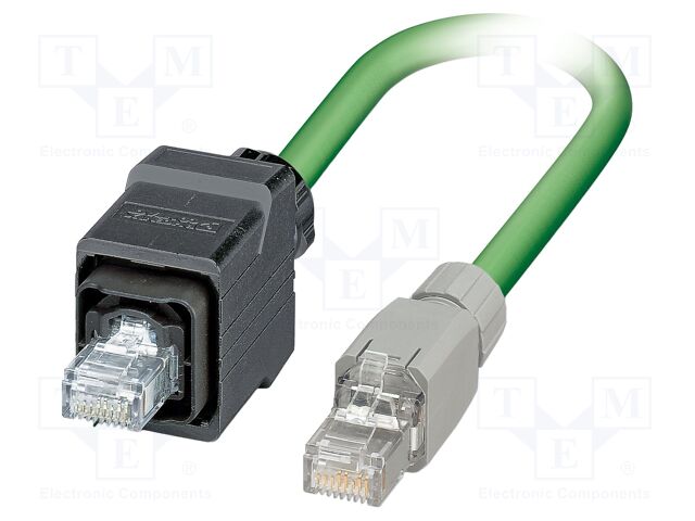 Patch cord; SF/UTP; Cat 5e; RJ45 plug,both sides; stranded; 5m