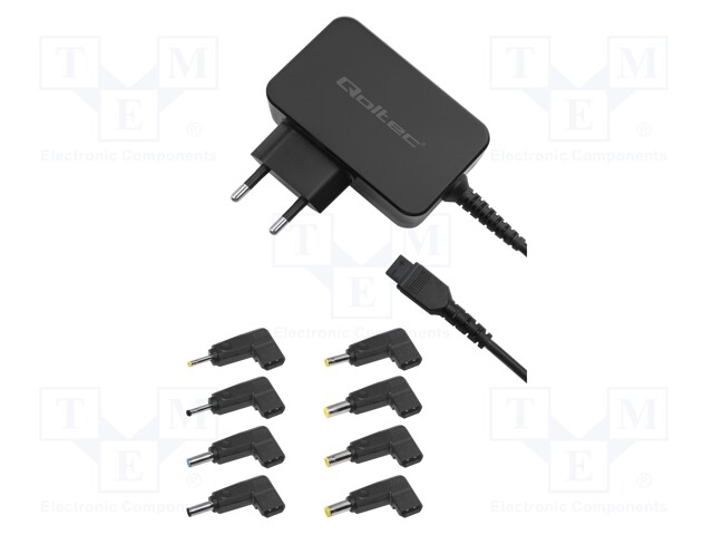 Power supply: switched-mode; universal,plug; 19VDC,; 2.37A; 45W