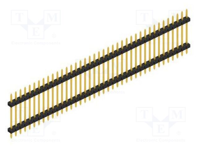 Connector: pin strips; pin header; male; PIN: 39; 2mm; THT; 1x39