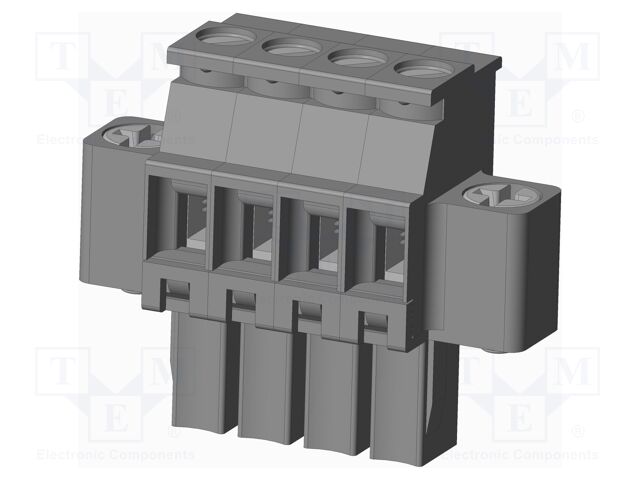Connector: pluggable terminal block; plug; female; angled 90°