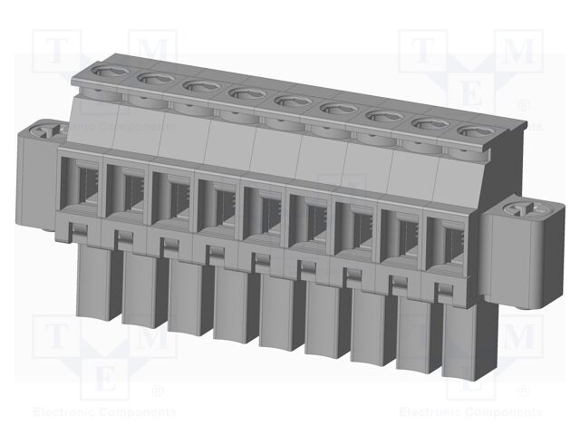 Connector: pluggable terminal block; plug; female; angled 90°