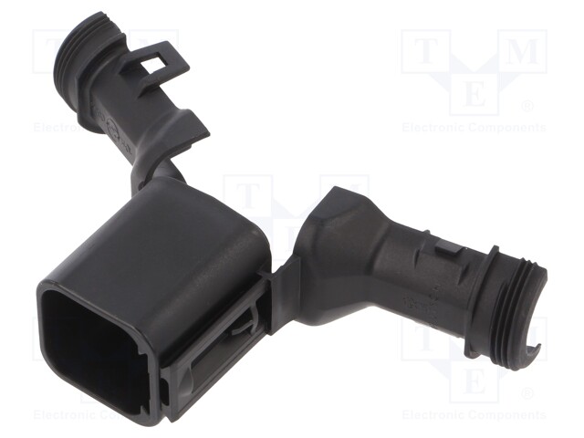Cable clamp; DT; male; PIN: 6; straight; Works with: DT04-6P