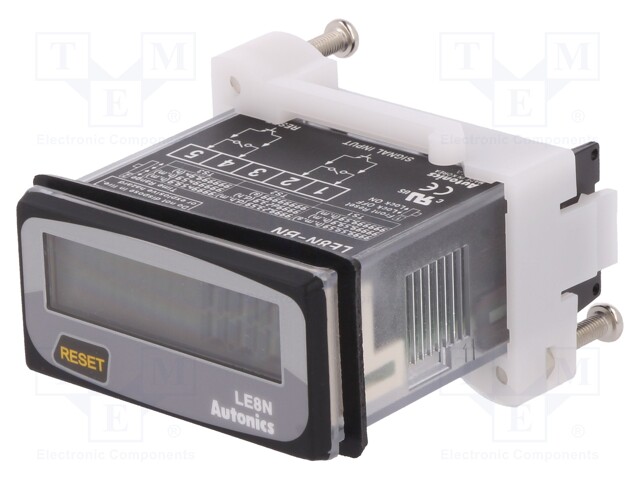 Counter: electronical; LCD; working time; Range: 0÷999999,9h; IP20