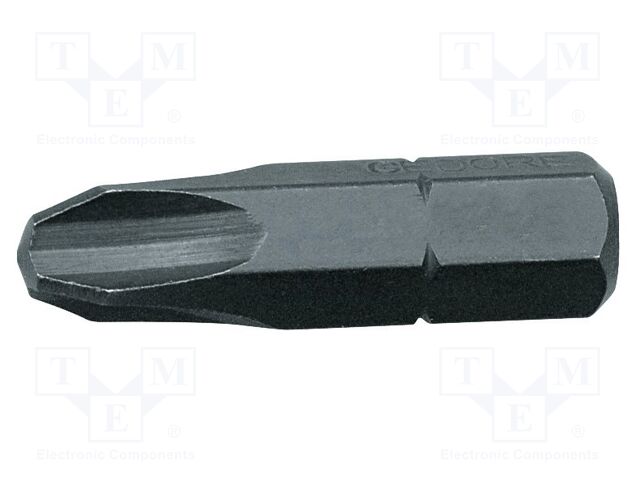 Screwdriver bit; Phillips; PH3; 5/16"; Overall len: 32mm