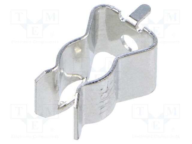 Fuse clips; THT; 5mm; Plating: tinned; Contacts: brass; 1AXXXX