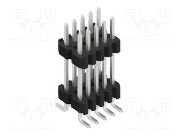 Connector: pin strips; pin header; male; PIN: 10; 1.27mm; SMT; 2x5