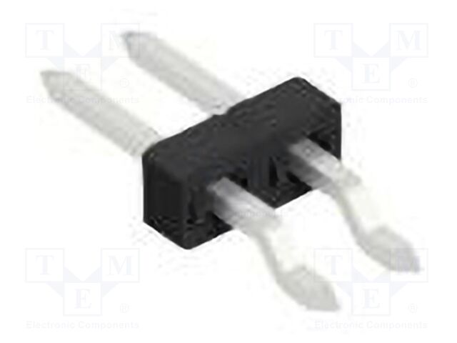 Connector: pin strips; pin header; male; PIN: 2; 2mm; SMT; 1x2; 100V