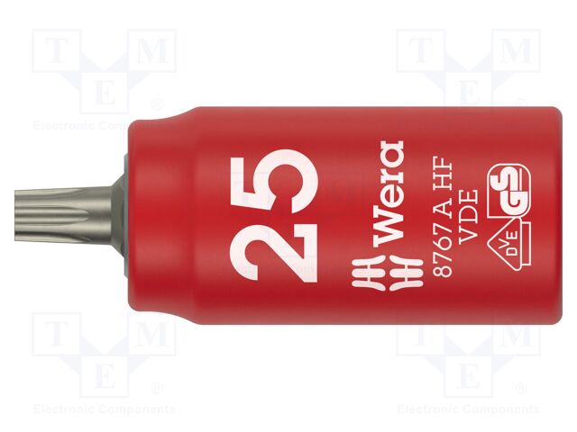 Socket; socket spanner,Torx®; TX25; 1/4"; insulated; 36mm