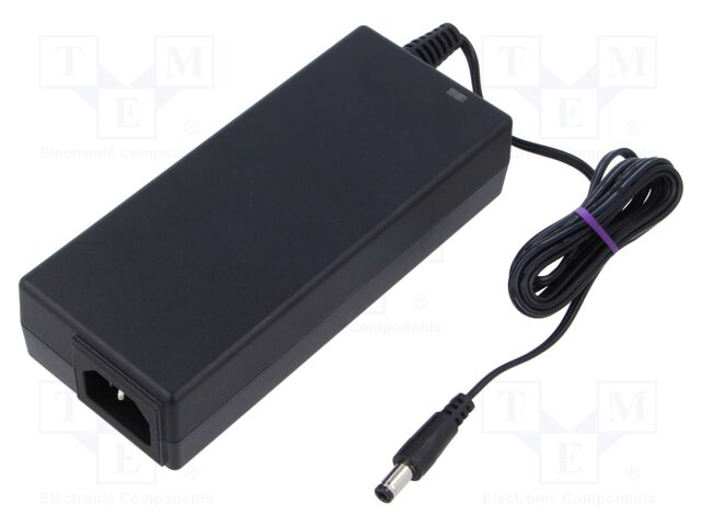 Power supply: switched-mode; 24VDC; 3.75A; Out: 5,5/2,5; 90W; 89%