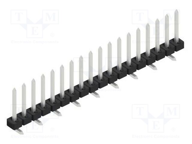 Connector: pin strips; pin header; male; PIN: 18; 2mm; SMT; 1x18