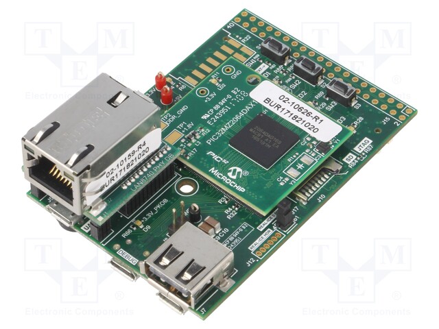 Dev.kit: Microchip PIC; Works with: DM320005-2