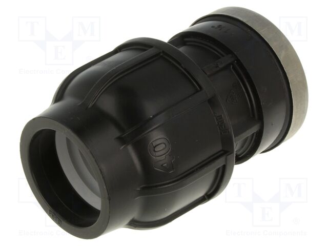 Splice terminal: clamping; Thread: G 1 1/2" internal; 40mm; Plast