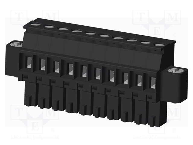 Connector: pluggable terminal block; plug; female; angled 90°
