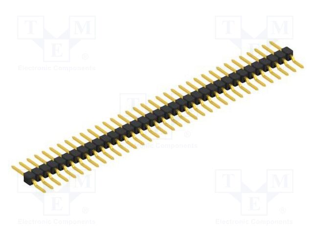 Connector: pin strips; pin header; male; PIN: 35; 2.54mm; SMT; 1x35