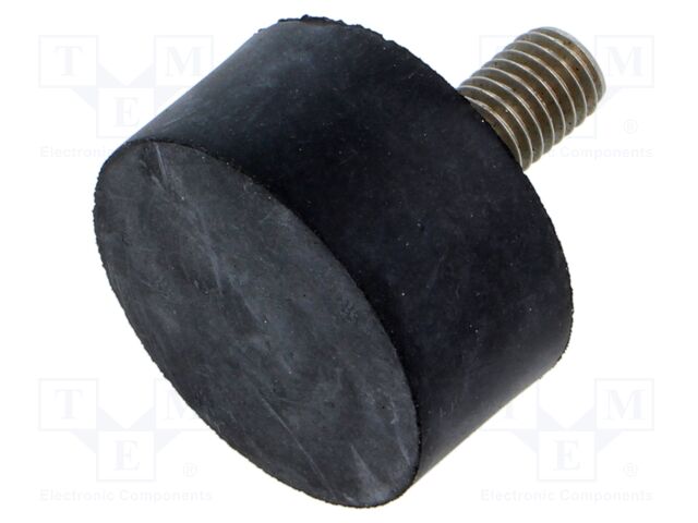 Vibroisolation foot; Shore hardness: 55±5; Foot material: rubber