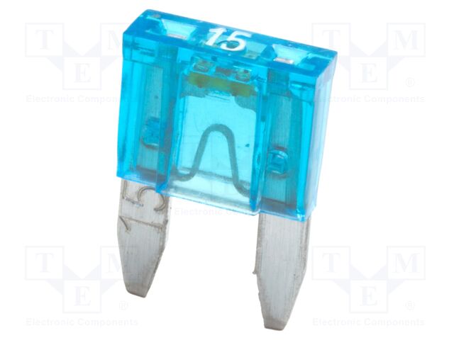 Fuse: fuse; 15A; 32VDC; automotive; 11.2mm; 11.2x4x17mm