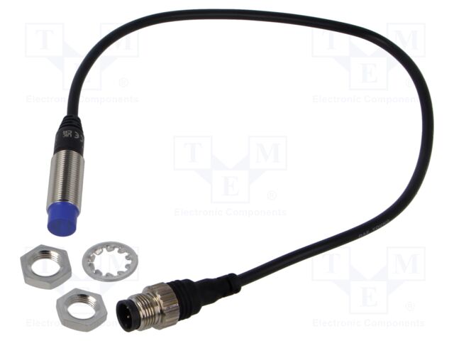 Sensor: inductive; OUT: PNP / NO; 0÷8mm; 12÷24VDC; M12; IP67; 400Hz
