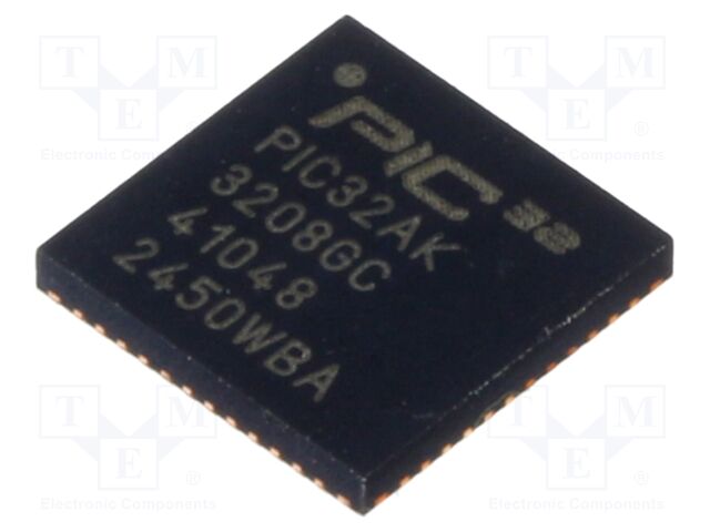 IC: PIC microcontroller; 32kB; 200MHz; 3÷3.6VDC; SMD; VQFN48; tube
