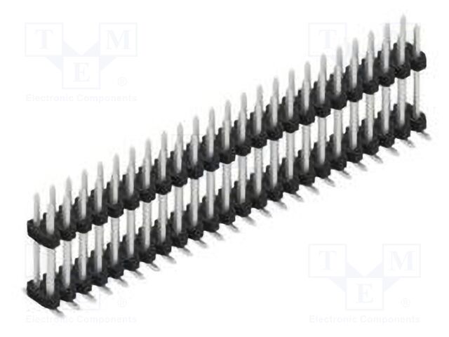 Connector: pin strips; pin header; male; PIN: 48; 2mm; SMT; 2x24