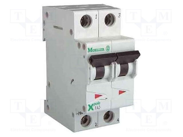 Circuit breaker; 230/400VAC; Inom: 6A; Poles: 1+N; DIN; Charact: B