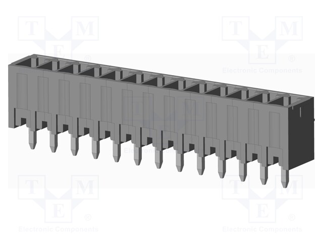 Connector: pluggable terminal block; socket; male; on PCBs