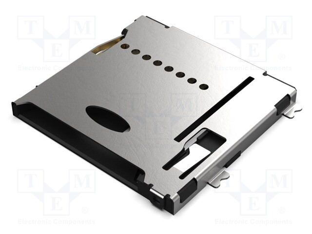 Connector: for cards; microSD; SMT; gold flash; 1.4mm; reel