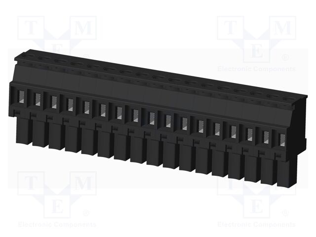 Connector: pluggable terminal block; plug; female; angled 90°