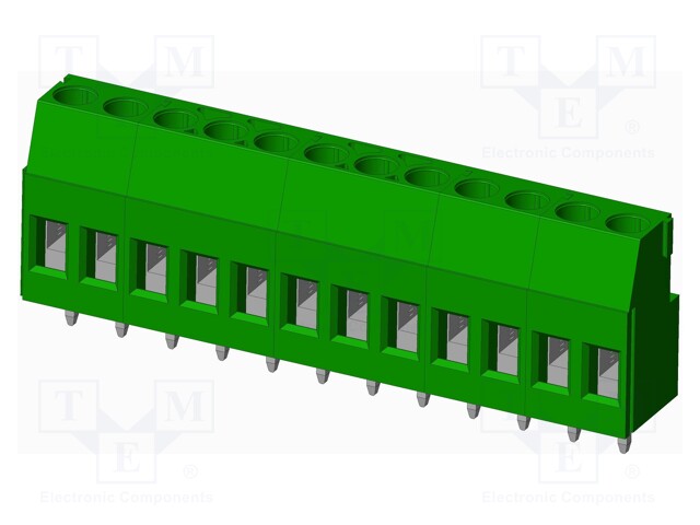 Connector: PCB terminal block; terminal; Plating: tinned; on PCBs