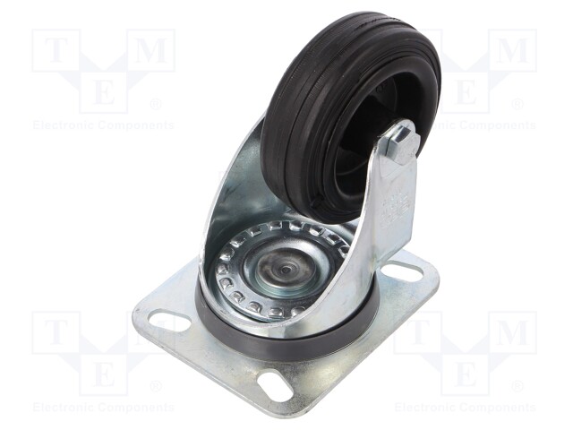 Transport wheel; Ø: 80mm; W: 25mm; H: 107mm; torsional; 50kg