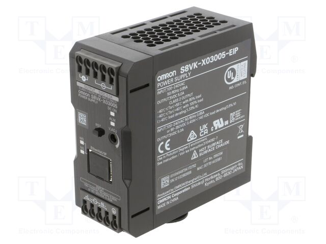 POWER SUPPLY, AC-DC, 5V, 5A