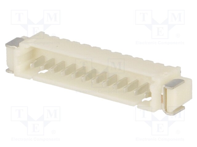 Socket; wire-board; male; 1.25mm; PIN: 12; SMT; 125V; 1A; tinned