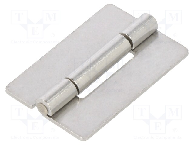 Hinge; Width: 30mm; stainless steel; H: 45mm; V: for welding