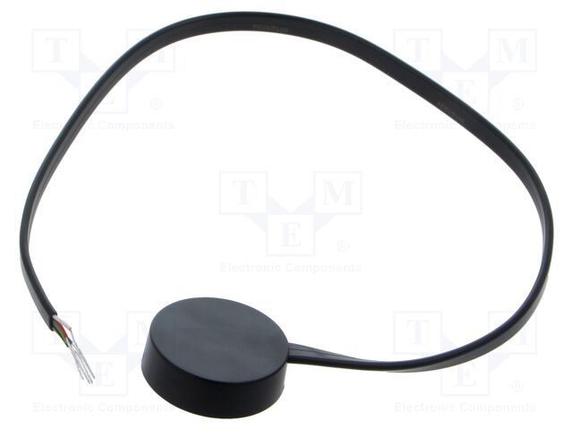 RFID reader; 10÷30V; Legic RF; 1-wire; Range: 30÷70mm; Ø36.2mm