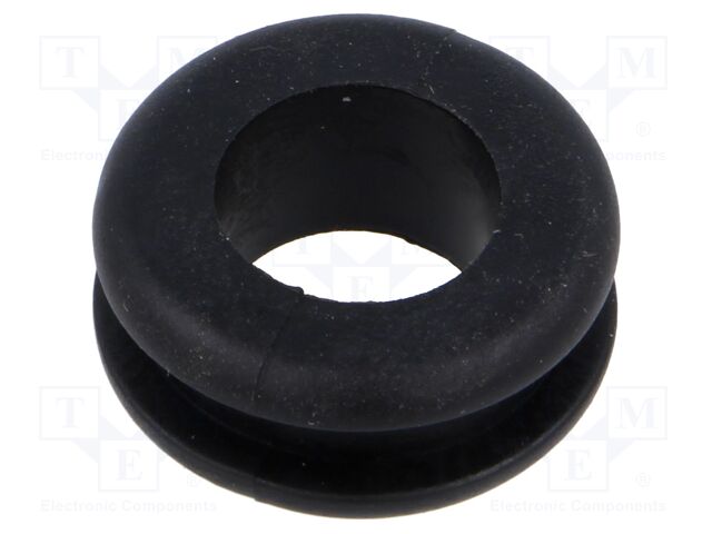 Grommet; black; UL94HB; TPR