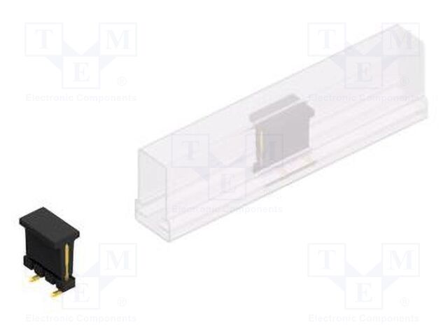Connector: pin strips; pin header; male; PIN: 4; 2.54mm; SMT; 1x4