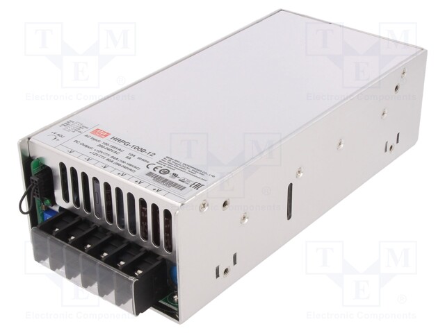 Power supply: switched-mode; modular; 960W; 12VDC; 218x105x63.5mm