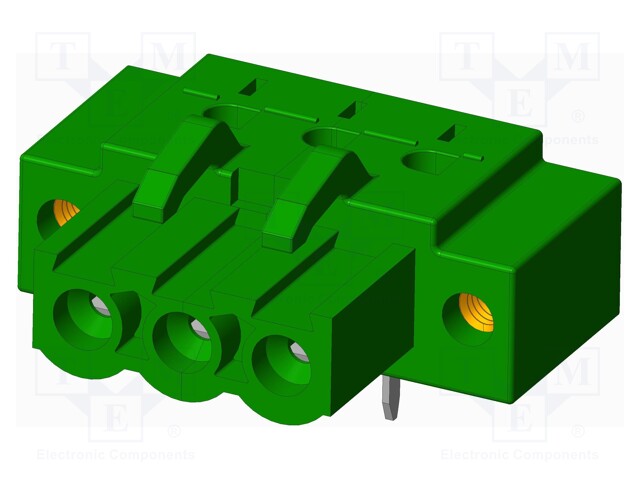 Connector: pluggable terminal block; socket; female; angled 90°