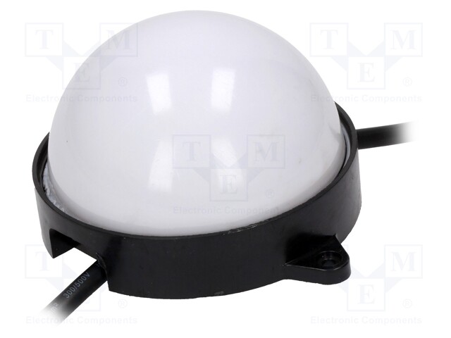 LED; RGB; IP68; 180°; No.of diodes: 12; 5050,PLCC6; Ø100mm; 24VDC