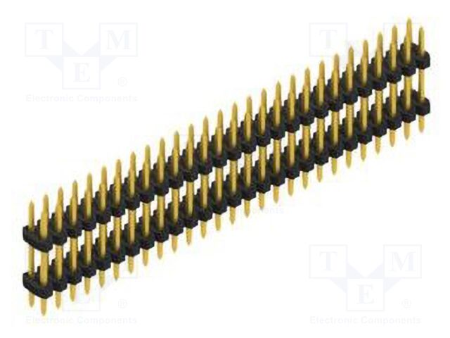 Connector: pin strips; pin header; male; PIN: 54; 2mm; THT; 2x27