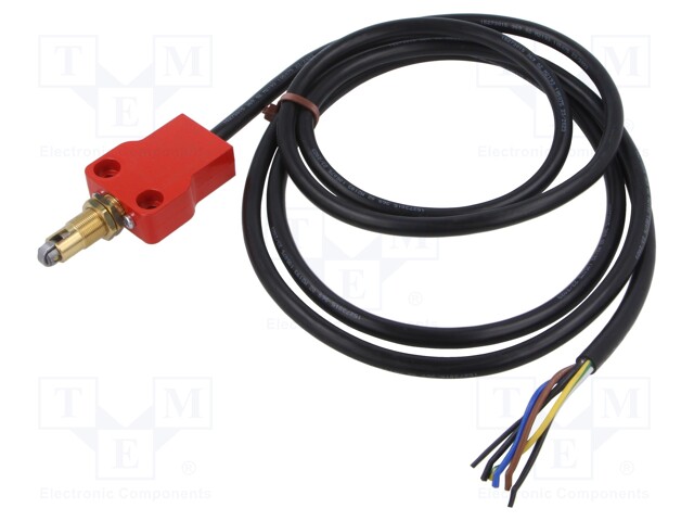 Limit switch; NO + NC; 10A; max.250VAC; lead 2m; IP66; -25÷70°C