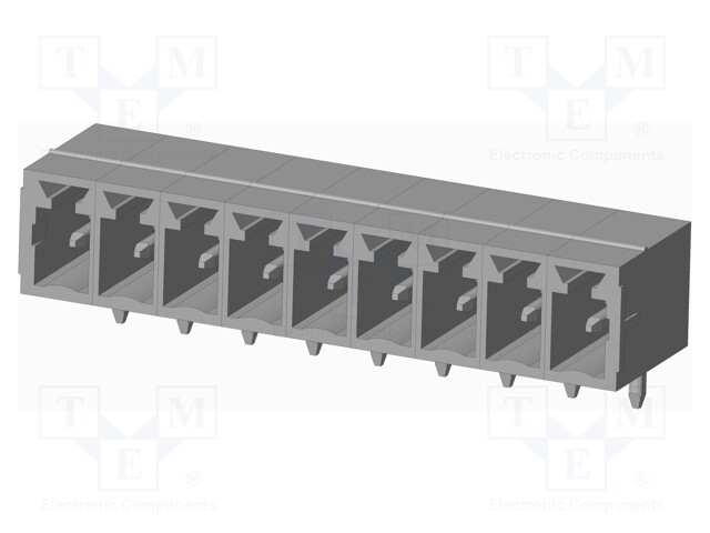 Connector: pluggable terminal block; socket; male; on PCBs