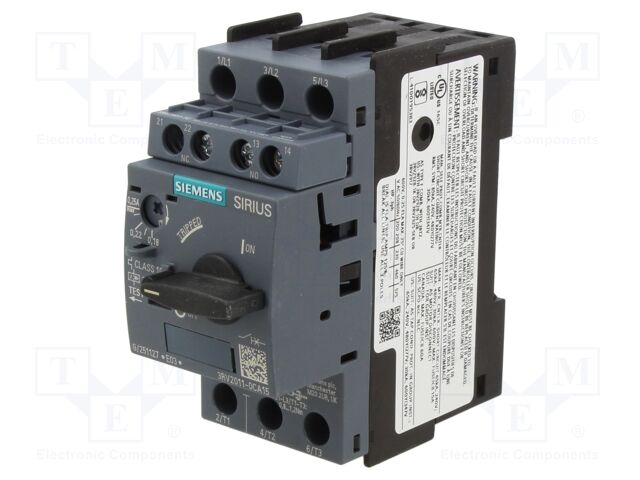 Motor breaker; 0.06kW; Auxiliary contacts: NO + NC; 220÷690VAC